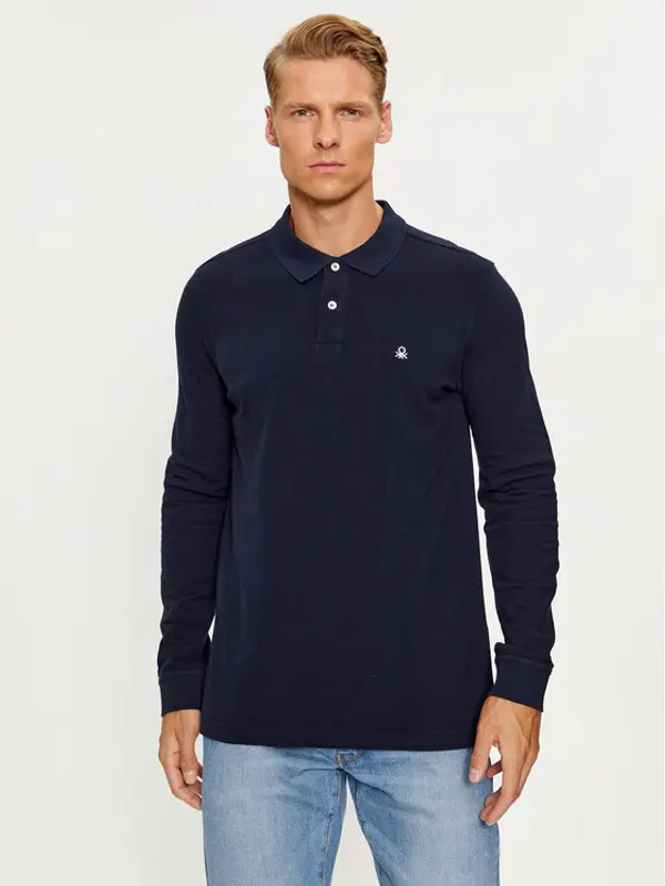 United Colors of Benetton United Colors Of Benetton Polo 3089J3204 Tamnoplava Regular Fit