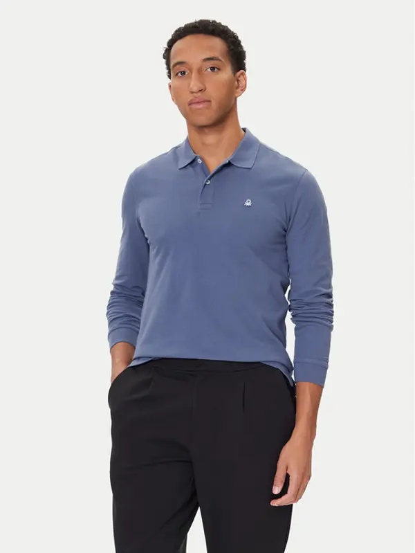 United Colors of Benetton United Colors Of Benetton Polo 3089J3204 Tamnoplava Regular Fit