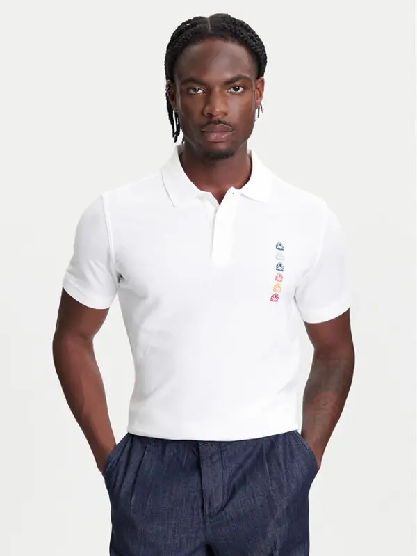United Colors of Benetton United Colors Of Benetton Polo 3089U302J Bijela Regular Fit