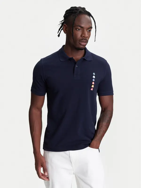 United Colors of Benetton United Colors Of Benetton Polo 3089U302J Tamnoplava Regular Fit