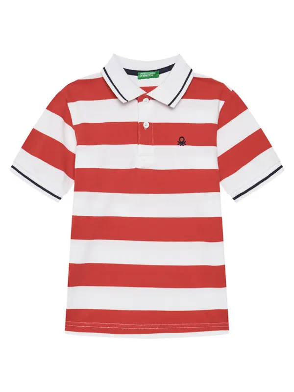 United Colors of Benetton United Colors Of Benetton Polo 39QAC301T Crvena Regular Fit
