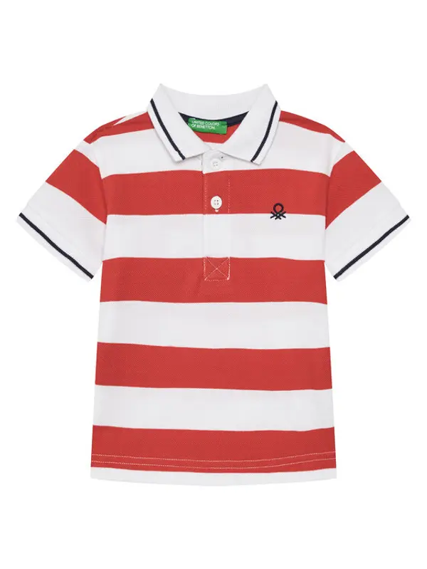 United Colors of Benetton United Colors Of Benetton Polo 39QAG300V Crvena Regular Fit