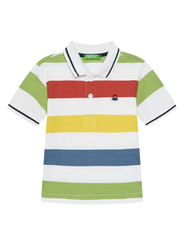 United Colors of Benetton United Colors Of Benetton Polo 39QAG300V Šarena Regular Fit