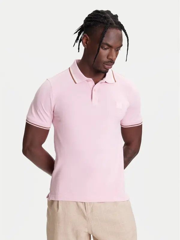 United Colors of Benetton United Colors Of Benetton Polo 3F9HU302E Ružičasta Regular Fit