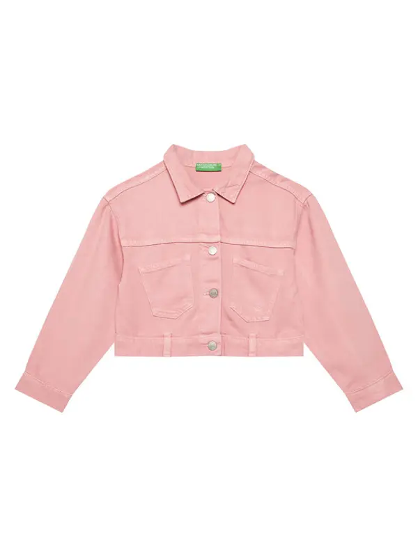 United Colors of Benetton United Colors Of Benetton Prijelazna jakna 21AQCN060 Ružičasta Regular Fit