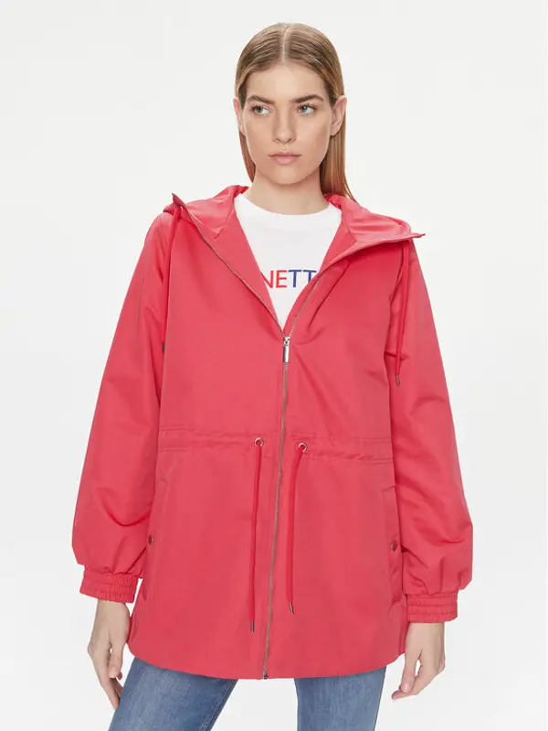 United Colors of Benetton United Colors Of Benetton Prijelazna jakna 27WZDN054 Ružičasta Regular Fit
