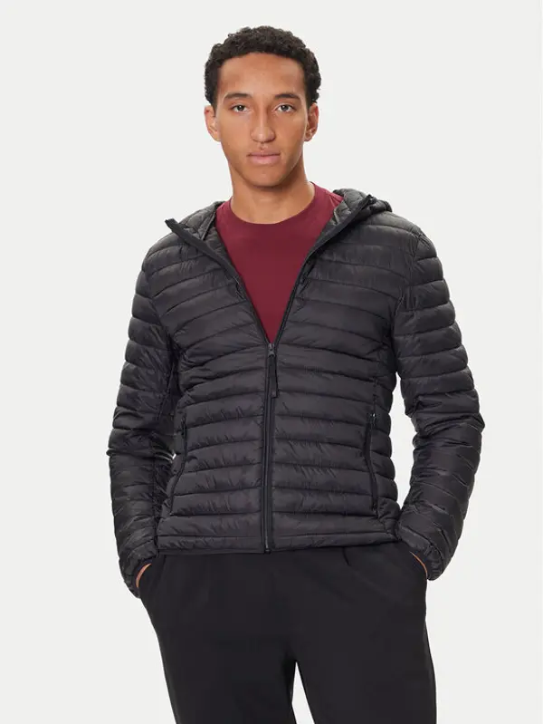 United Colors of Benetton United Colors Of Benetton Prijelazna jakna 2TWDUN06I Crna Regular Fit