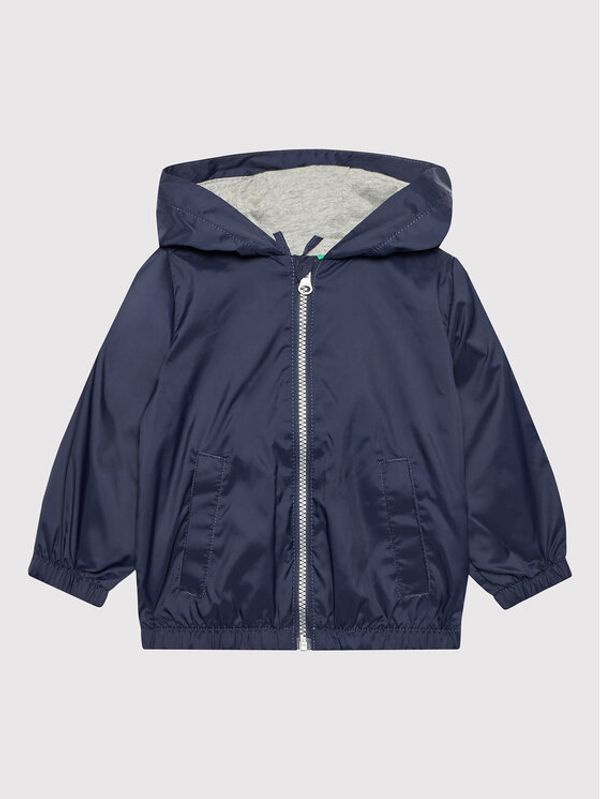 United Colors Of Benetton United Colors Of Benetton Prijelazna jakna 2WU053HF0 Tamnoplava Regular Fit