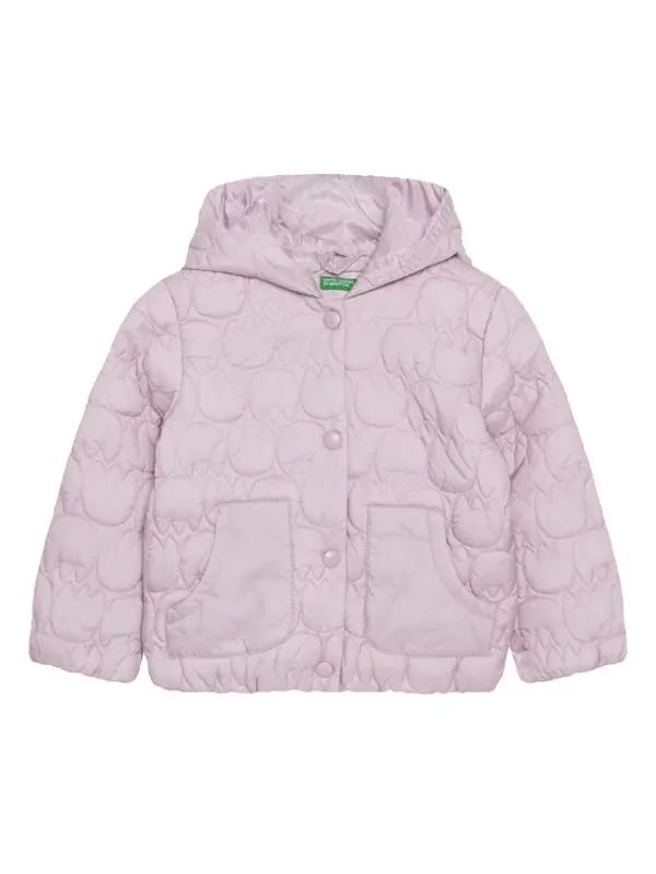 United Colors of Benetton United Colors Of Benetton Prijelazna jakna 2YCUGN042 Ljubičasta Regular Fit