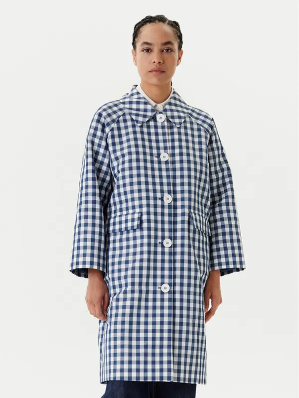 United Colors of Benetton United Colors Of Benetton Prijelazni kaput 2OPFDN07P Plava Relaxed Fit