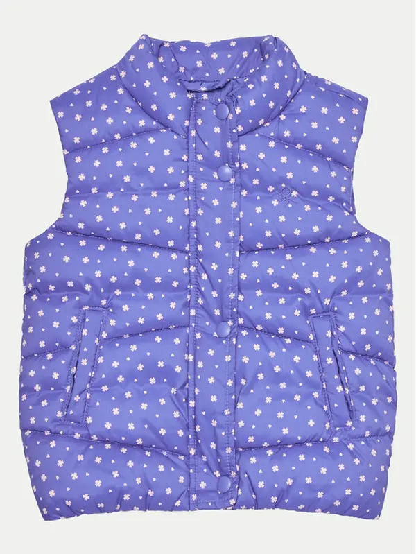 United Colors of Benetton United Colors Of Benetton Prsluk 20V8GJ00J Plava Regular Fit