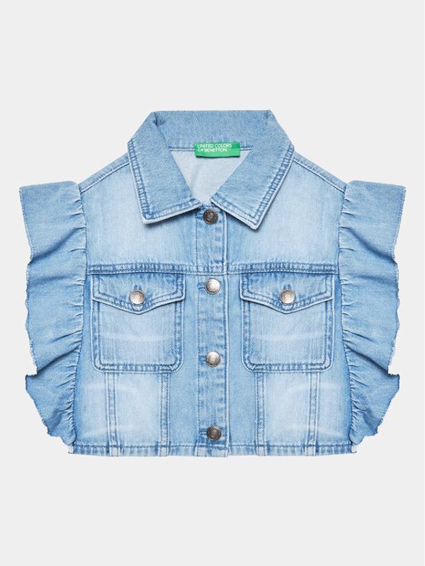 United Colors Of Benetton United Colors Of Benetton Prsluk 25HHCJ00D Plava Regular Fit