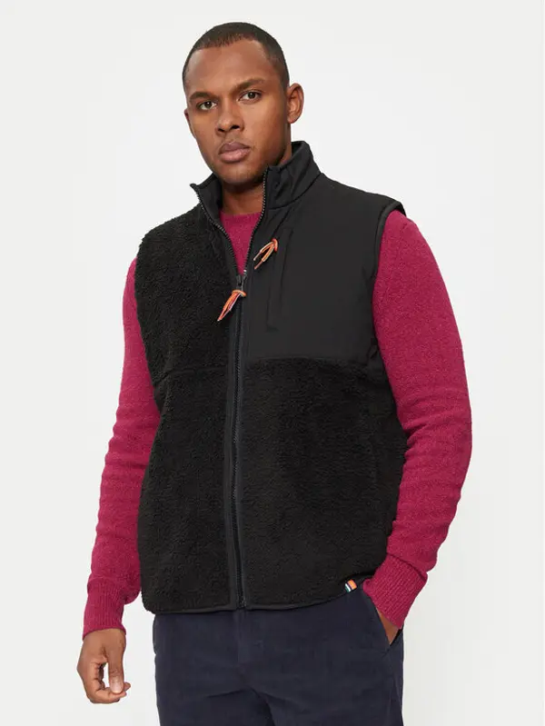 United Colors of Benetton United Colors Of Benetton Prsluk 2LNEUJ00J Crna Slim Fit