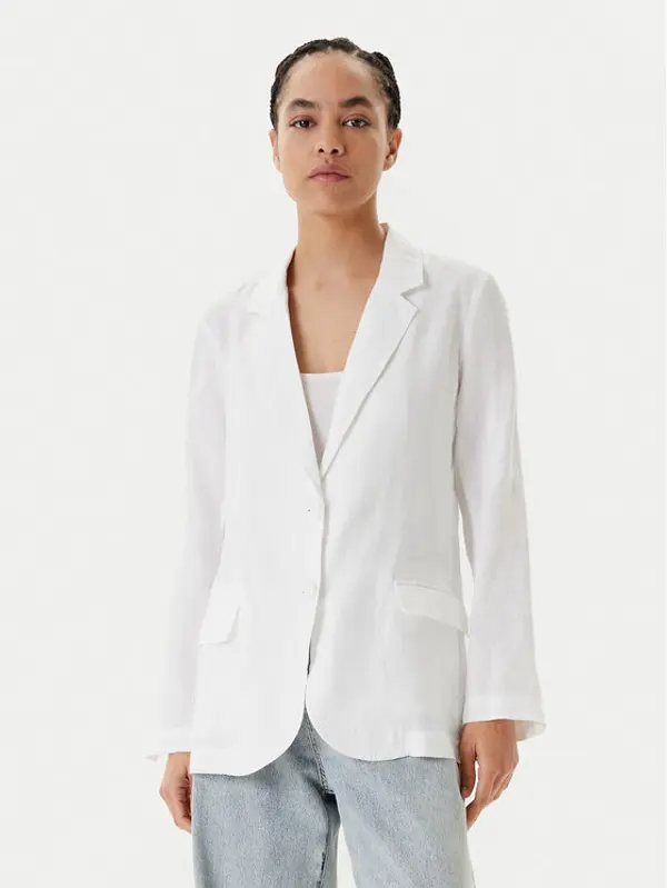 United Colors of Benetton United Colors Of Benetton Sakoi 2AGHDW00R Bijela Regular Fit