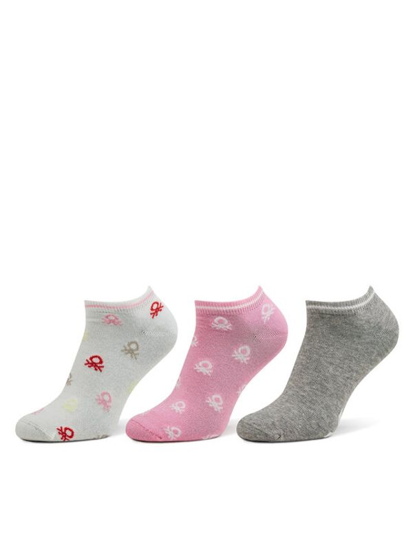 United Colors Of Benetton United Colors Of Benetton Set od 3 para dječjih niskih čarapa 6AO307032 Šarena