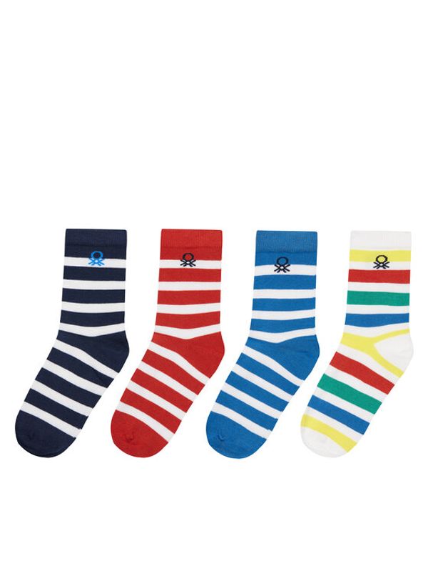 United Colors Of Benetton United Colors Of Benetton Set od 4 para dječjih visokih čarapa 6AO307034 Šarena
