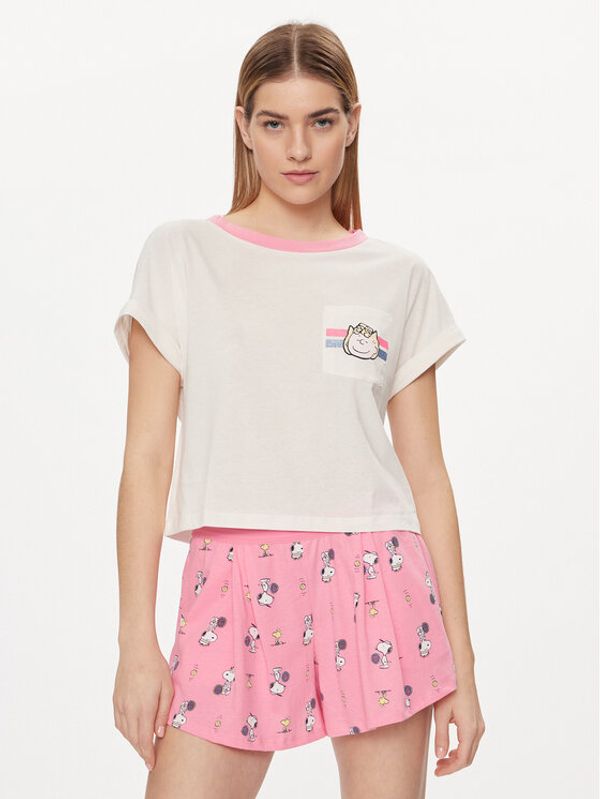 United Colors Of Benetton United Colors Of Benetton Spavaćiće 30963M05O Écru Regular Fit