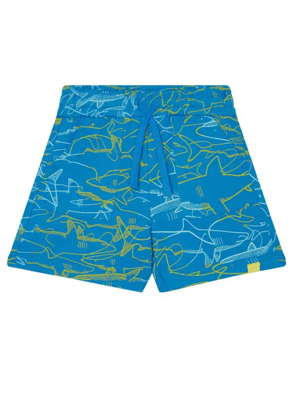 United Colors of Benetton United Colors Of Benetton Sportske kratke hlače 32IEG901Y Plava Regular Fit