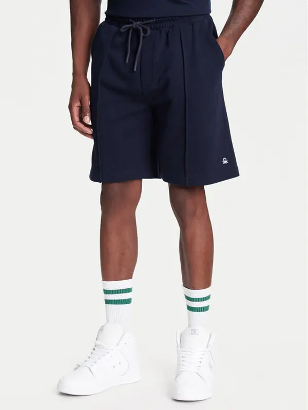 United Colors of Benetton United Colors Of Benetton Sportske kratke hlače 342ZU900X Tamnoplava Regular Fit