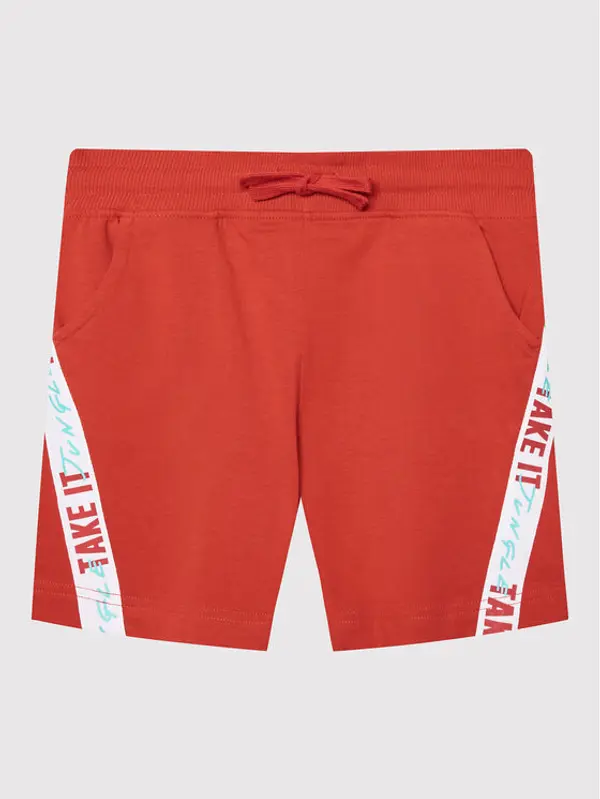 United Colors of Benetton United Colors Of Benetton Sportske kratke hlače 3BL0C900F Crvena Regular Fit
