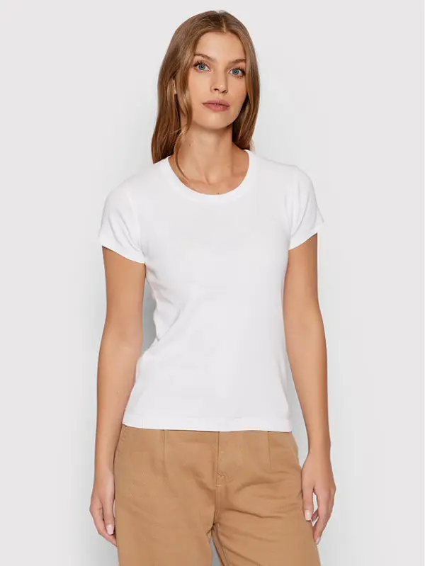 United Colors of Benetton United Colors Of Benetton T-shirt 1091D1M10 Bijela Regular Fit