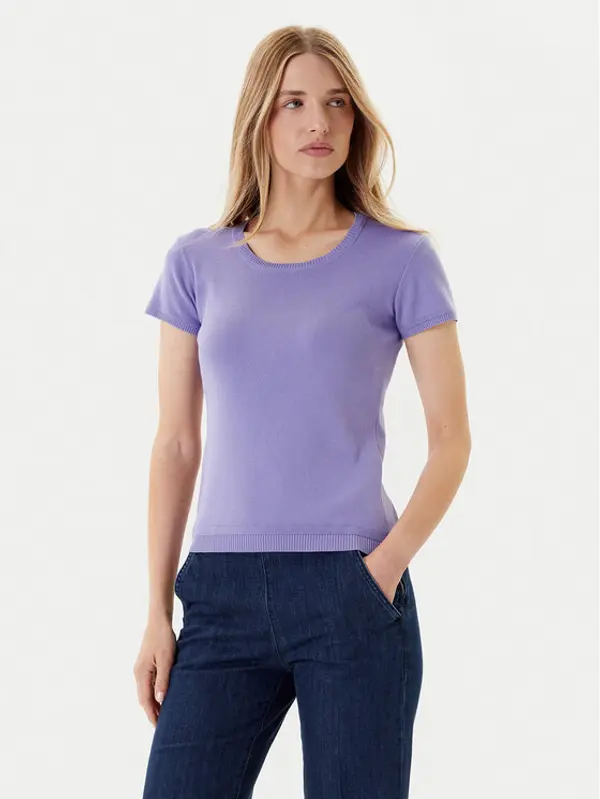 United Colors of Benetton United Colors Of Benetton T-shirt 1091D1M10 Ljubičasta Regular Fit