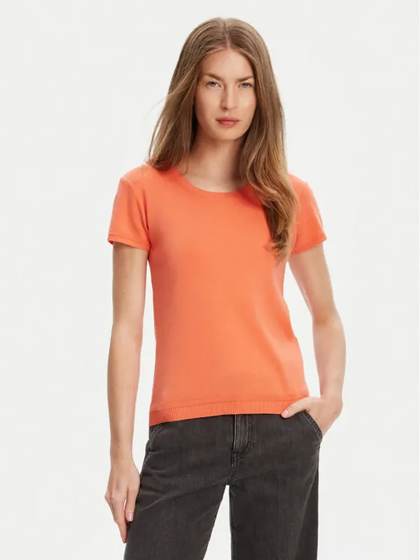 United Colors of Benetton United Colors Of Benetton T-shirt 1091D1M10 Narančasta Regular Fit