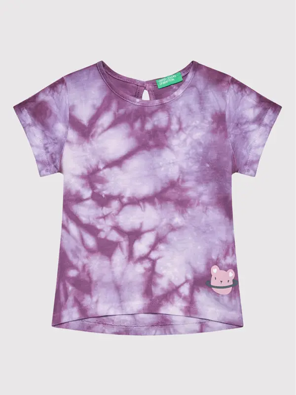 United Colors of Benetton United Colors Of Benetton T-shirt 3085G103E Ljubičasta Regular Fit