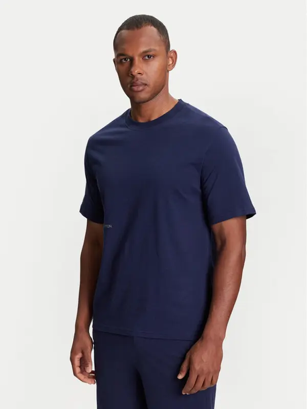 United Colors of Benetton United Colors Of Benetton T-shirt 30964M01W Tamnoplava Regular Fit