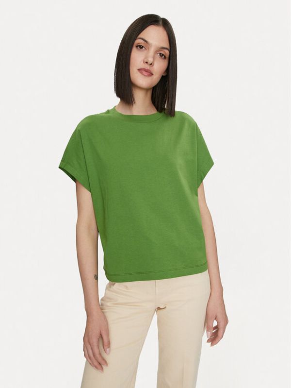 United Colors Of Benetton United Colors Of Benetton T-shirt 3096D1071 Zelena Relaxed Fit