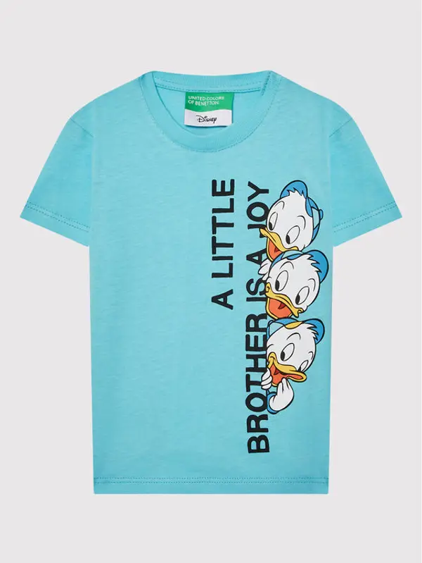 United Colors of Benetton United Colors Of Benetton T-shirt 3096G103I Plava Regular Fit