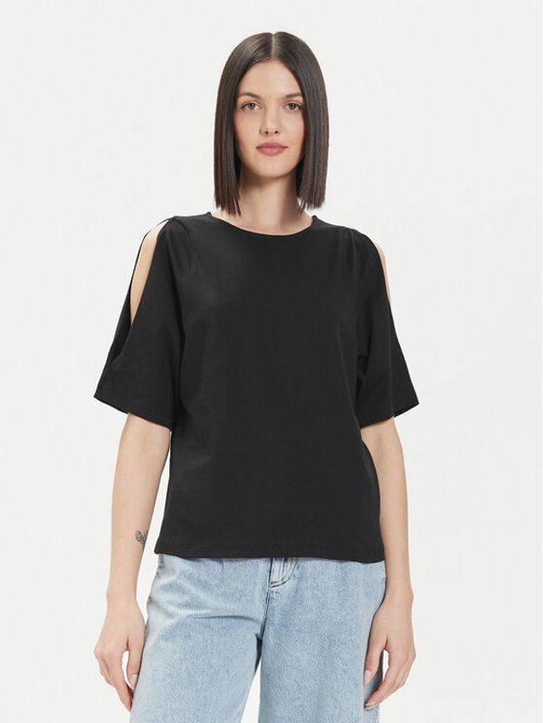 United Colors Of Benetton United Colors Of Benetton T-shirt 3BL0D1078 Crna Regular Fit