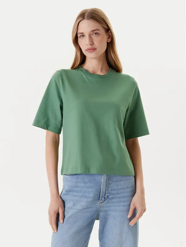 United Colors of Benetton United Colors Of Benetton T-shirt 3BL0E17G5 Zelena Relaxed Fit