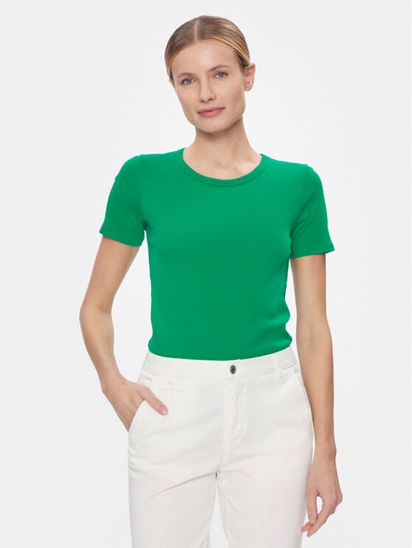 United Colors Of Benetton United Colors Of Benetton T-shirt 3GA2E16A0 Zelena Regular Fit