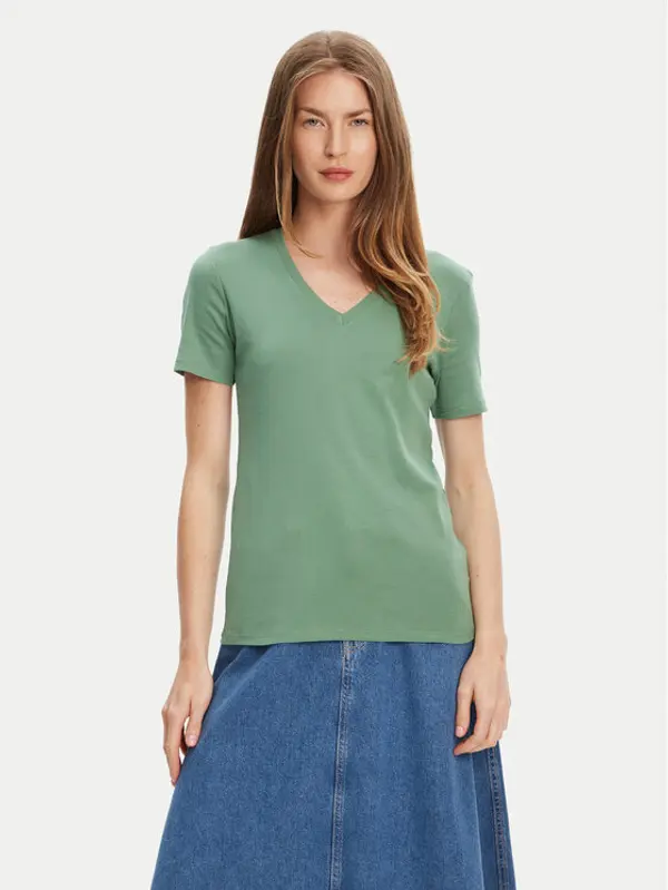United Colors of Benetton United Colors Of Benetton T-shirt 3GA2E4230 Zelena Regular Fit