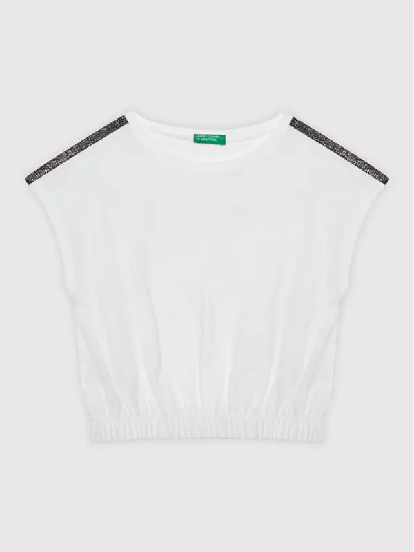 United Colors of Benetton United Colors Of Benetton T-shirt 3I1XC102T Bijela Regular Fit