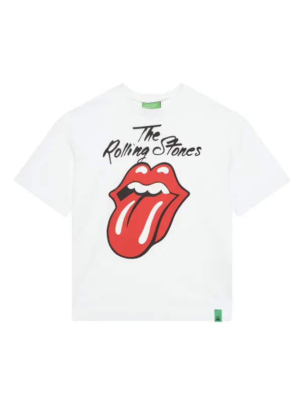 United Colors of Benetton United Colors Of Benetton T-shirt 3I1XC10NV Bijela Relaxed Fit