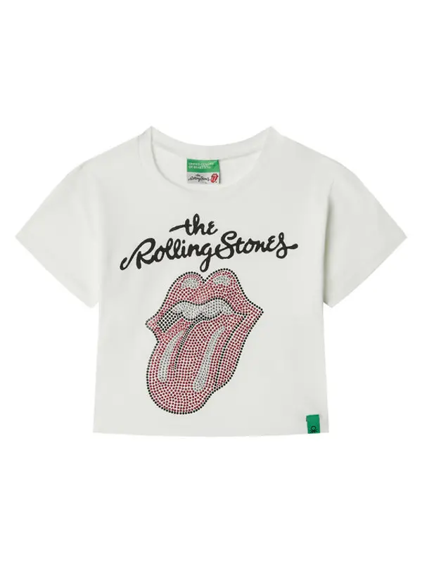 United Colors of Benetton United Colors Of Benetton T-shirt 3I1XC10NW Bijela Relaxed Fit