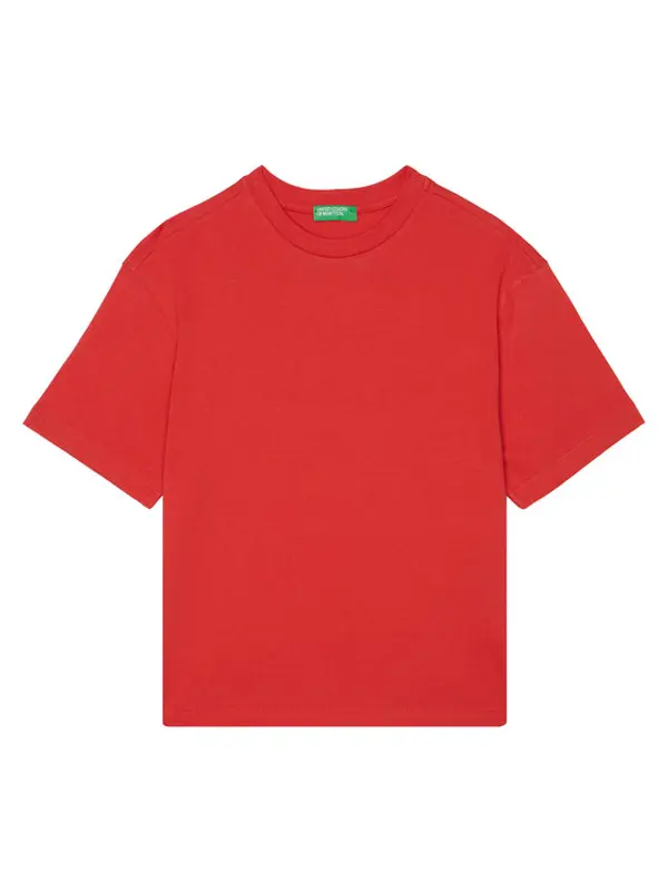 United Colors of Benetton United Colors Of Benetton T-shirt 3I1XC10O4 Crvena Regular Fit