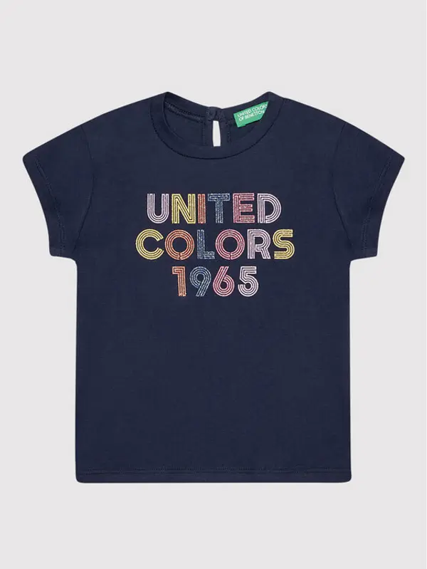 United Colors of Benetton United Colors Of Benetton T-shirt 3I1XC1527 Tamnoplava Regular Fit