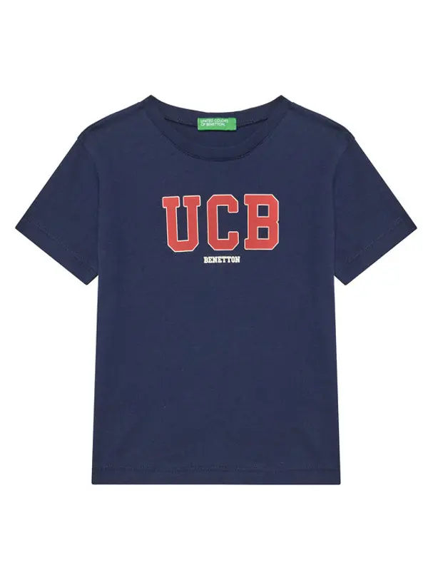 United Colors of Benetton United Colors Of Benetton T-shirt 3I1XG10HT Tamnoplava Regular Fit