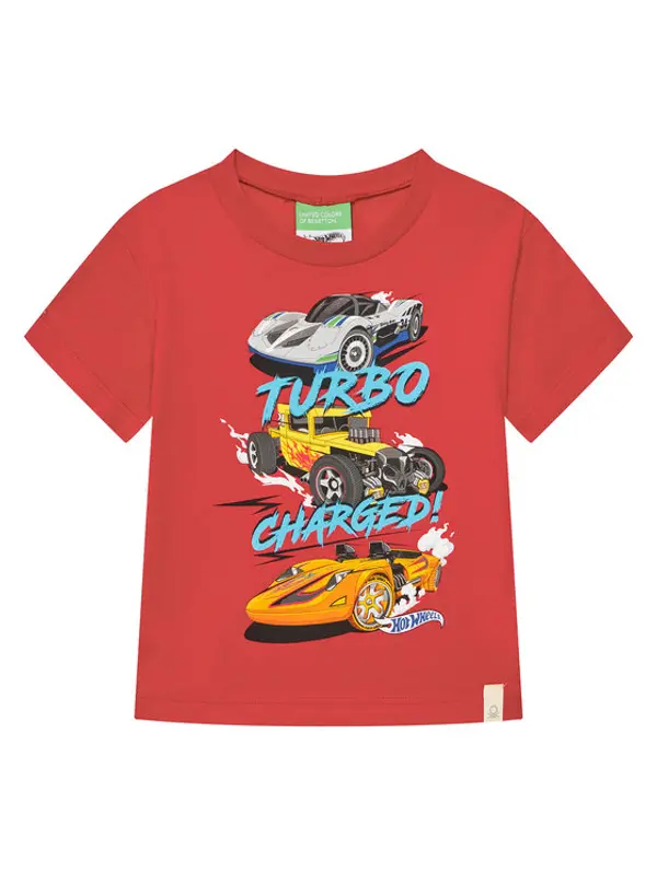 United Colors of Benetton United Colors Of Benetton T-shirt 3I1XG10I3 Crvena Regular Fit