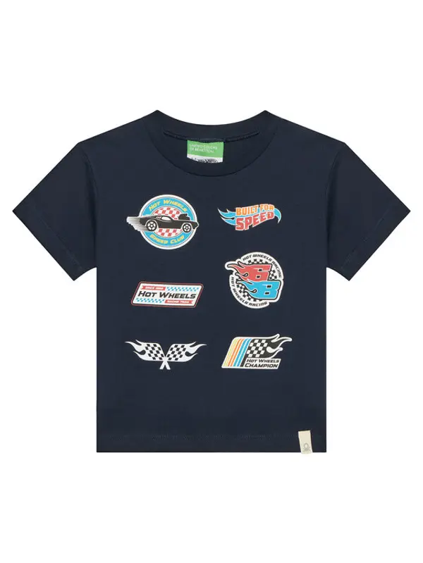 United Colors of Benetton United Colors Of Benetton T-shirt 3I1XG10I3 Tamnoplava Regular Fit