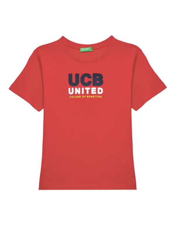 United Colors of Benetton United Colors Of Benetton T-shirt 3I1XG10JO Crvena Regular Fit