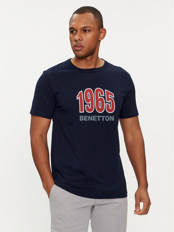 United Colors Of Benetton United Colors Of Benetton T-shirt 3I1XU100A Tamnoplava Regular Fit