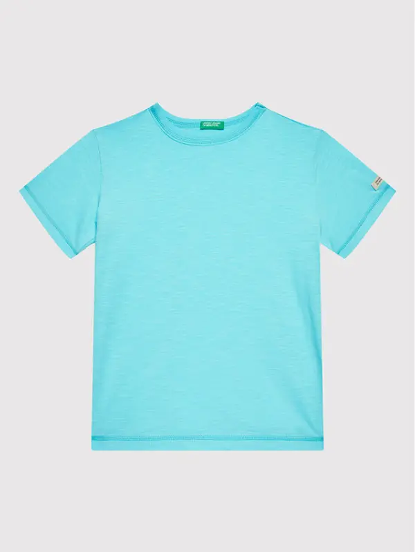 United Colors of Benetton United Colors Of Benetton T-shirt 3MM5C103W Plava Regular Fit