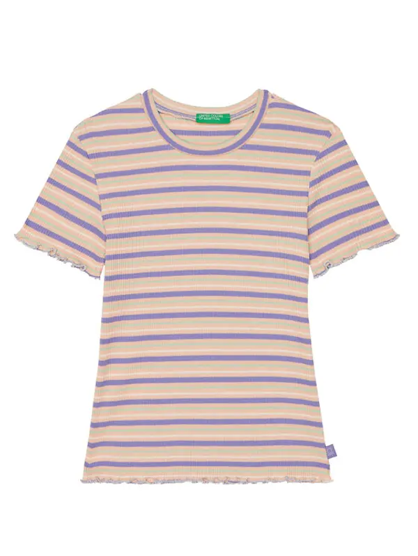 United Colors of Benetton United Colors Of Benetton T-shirt 3TLVC10N0 Šarena Regular Fit