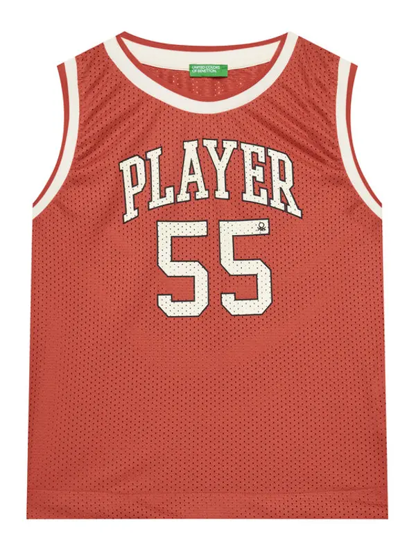 United Colors of Benetton United Colors Of Benetton Tank top 3FJGCH01V Crvena Regular Fit