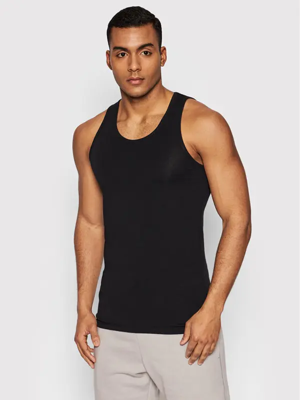 United Colors of Benetton United Colors Of Benetton Tank top 3OP82H257 Crna Regular Fit