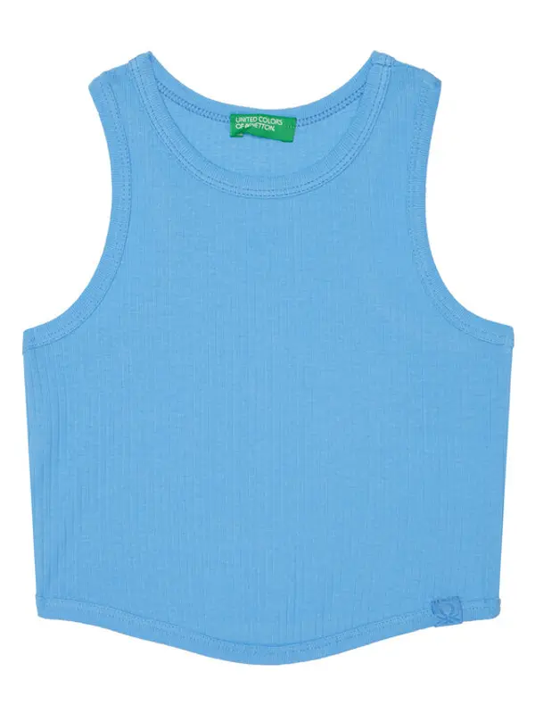 United Colors of Benetton United Colors Of Benetton Top 31H3CH01F Plava Slim Fit